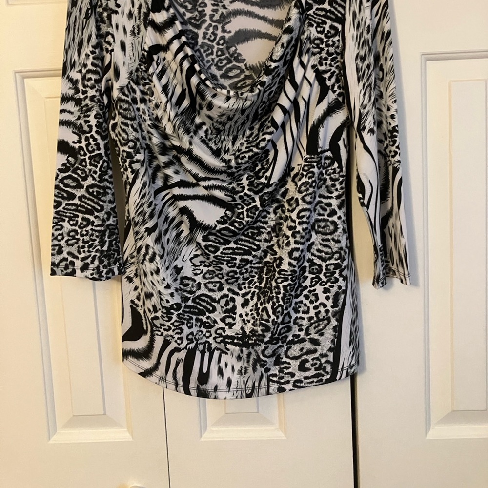 Milano Animal Print Blouse